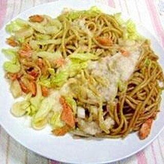 いつもと一味違います！とろろ焼きそば